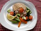 Pitabrød med tunmousse